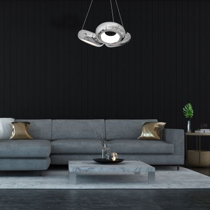 LED Полилей на верижка MERCURIO 3xLED/12W/230V