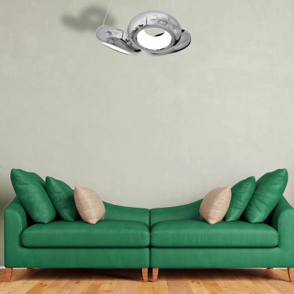 LED Полилей на верижка MERCURIO 3xLED/12W/230V