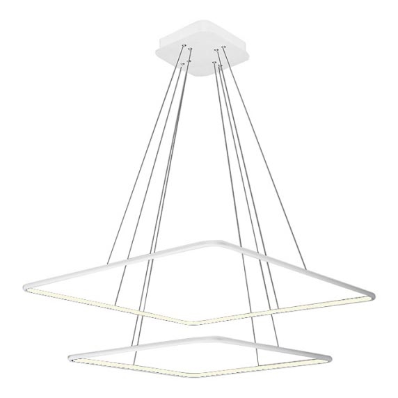 LED Полилей на верижка NIX LED/50W/230V бяла