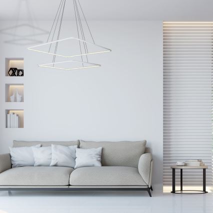 LED Полилей на верижка NIX LED/50W/230V бяла