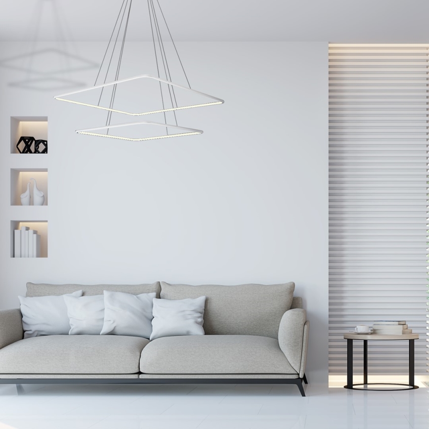 LED Полилей на верижка NIX LED/50W/230V бяла