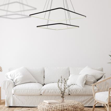 LED Полилей на верижка NIX LED/50W/230V черна