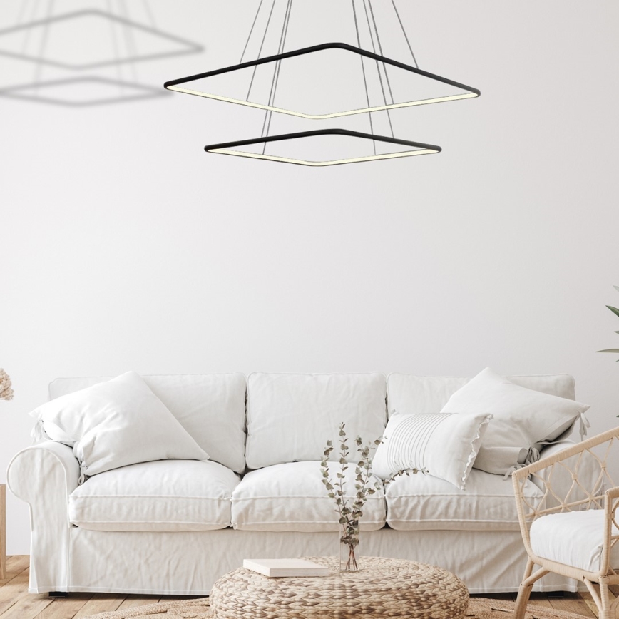 LED Полилей на верижка NIX LED/50W/230V черна