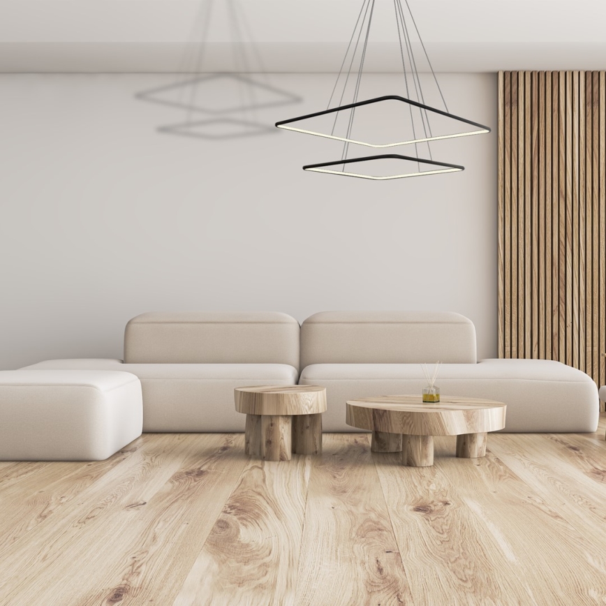 LED Полилей на верижка NIX LED/50W/230V черна