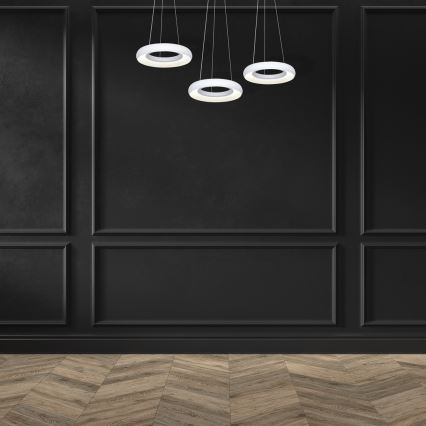 LED Полилей на верижка RONDO 3xLED/12W/230V