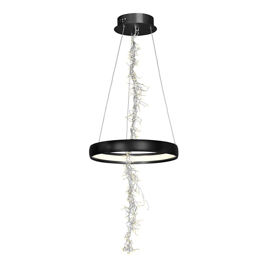 LED Полилей на верижка SPARK LED/35W/230V черна