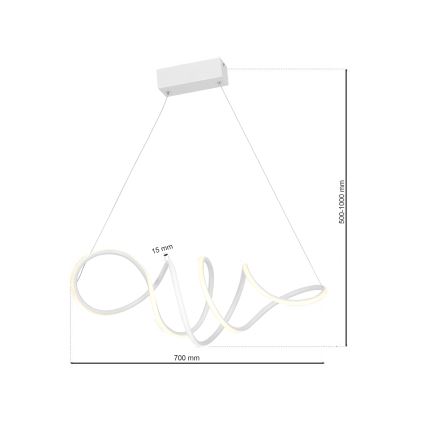 LED Полилей на въже LOCA LED/50W/230V