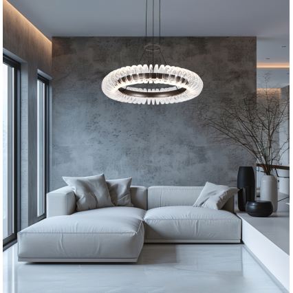 LED полилей на кабел ALBA LED/39W/230V сив/прозрачен