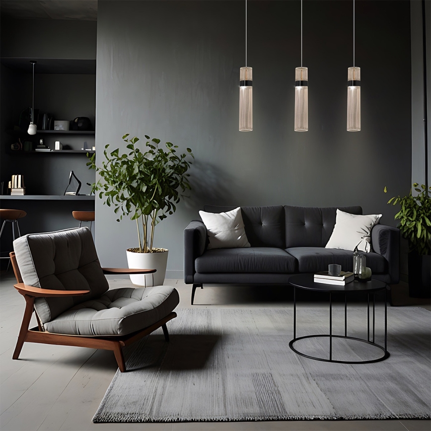 LED полилей на кабел AMBIENTE 3xLED/6W/230V 3000/4000/6000K лъскав хром