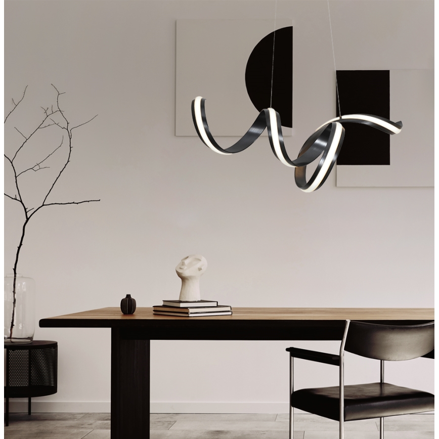LED полилей на кабел AREZIA LED/42W/230V черен