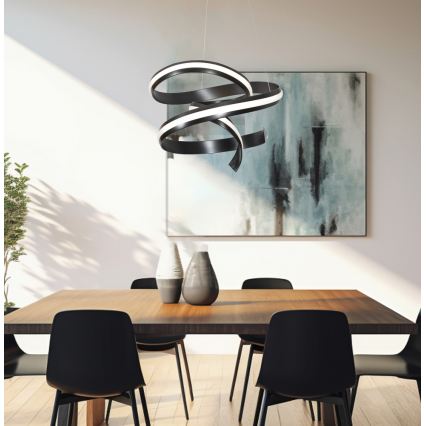 LED полилей на кабел AREZIA LED/62W/230V черен