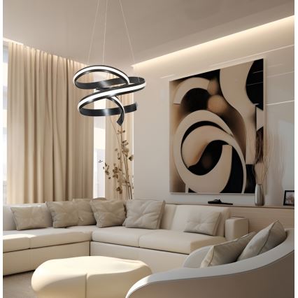 LED полилей на кабел AREZIA LED/62W/230V черен