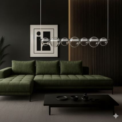 LED полилей на кабел ATOLA LED/19W/230V черен/прозрачен