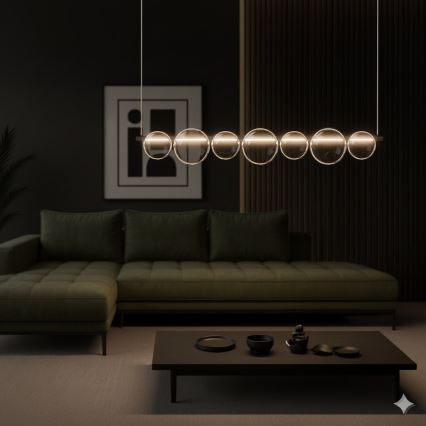 LED полилей на кабел ATOLA LED/19W/230V черен/прозрачен