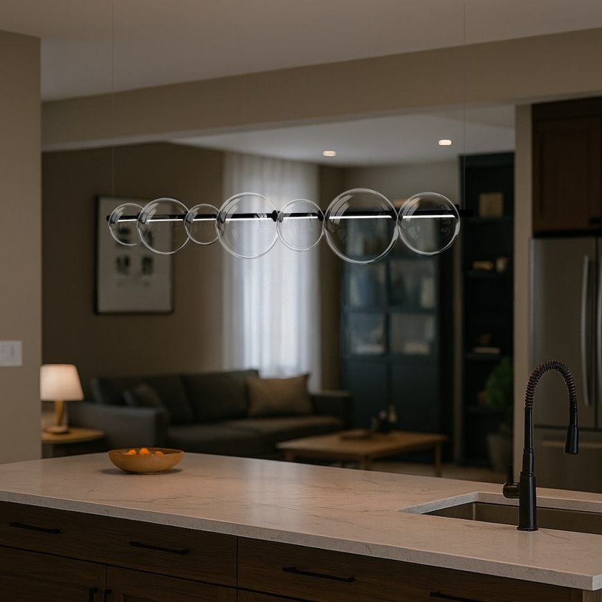 LED полилей на кабел ATOLA LED/19W/230V черен/прозрачен