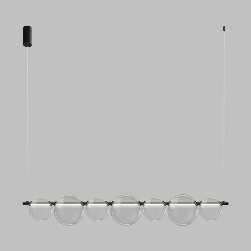 LED полилей на кабел ATOLA LED/19W/230V черен/прозрачен