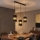 LED полилей на кабел BOGART 3xE27/15W/230V черен/златист