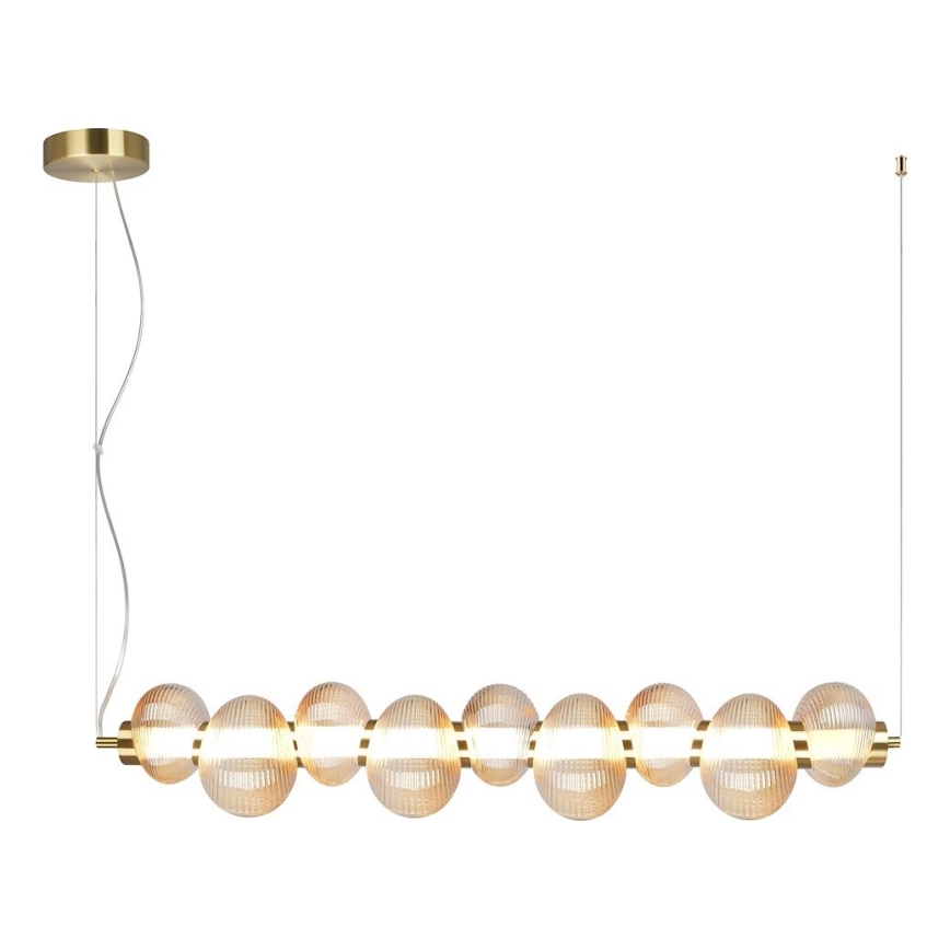 LED полилей на кабел BOLLA LED/32W/230V златист/опушено бежово