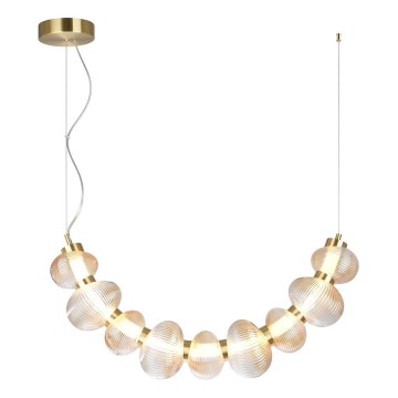 LED полилей на кабел BOLLA LED/36W/230V златист/опушено бежово