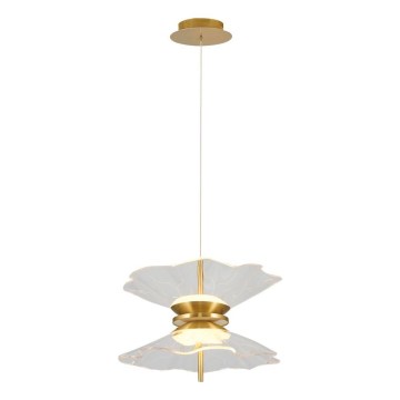 LED полилей на кабел BUTTERFLY 2xLED/10W/230V 3000K златен