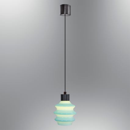 LED полилей на кабел CACTUS LED/3W/230V 3000K черен/син