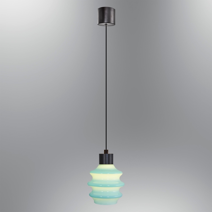 LED полилей на кабел CACTUS LED/3W/230V 3000K черен/син