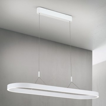 LED полилей на кабел CARRARA LED/80W/230V 2700/3000/4000K бял