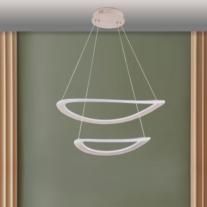 LED полилей на кабел CASHMERE LED/75W/230V пр. 59,5 бежов