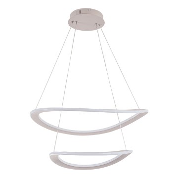 LED полилей на кабел CASHMERE LED/75W/230V Ø 59,5 см бял