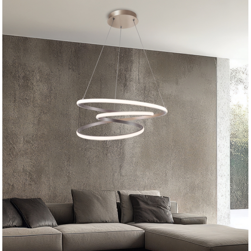 LED полилей на кабел CORT LED/40W/230V сребриста