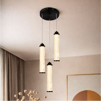 LED полилей на кабел CORTE LED/25W/230V черен
