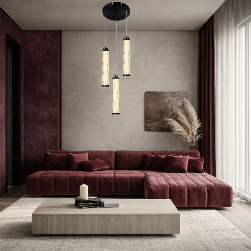 LED полилей на кабел CORTE LED/25W/230V черен