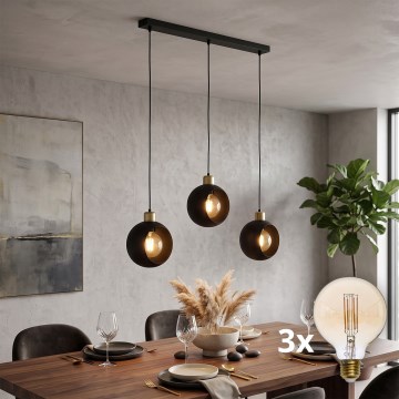 LED полилей на кабел CUBUS 3xE27/60W/230V