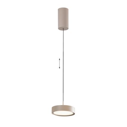LED полилей на кабел DENVER LED/21W/230V бежов