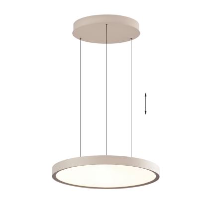 LED полилей на кабел DENVER LED/76W/230V бежов