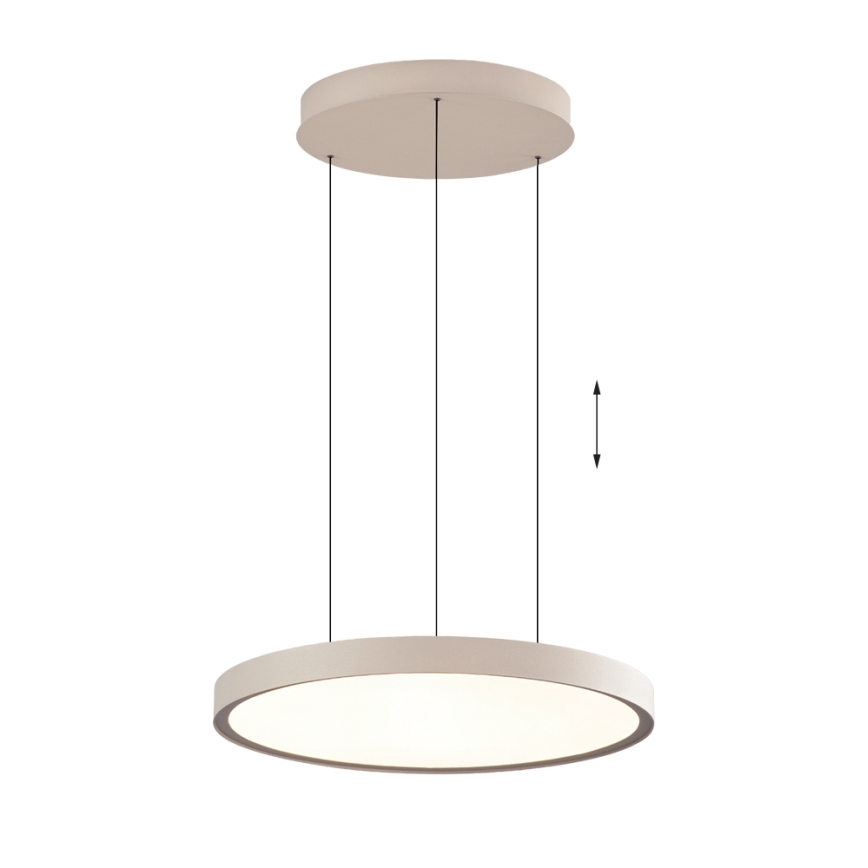 LED полилей на кабел DENVER LED/76W/230V бежов
