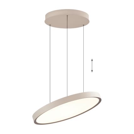 LED полилей на кабел DENVER LED/76W/230V бежов