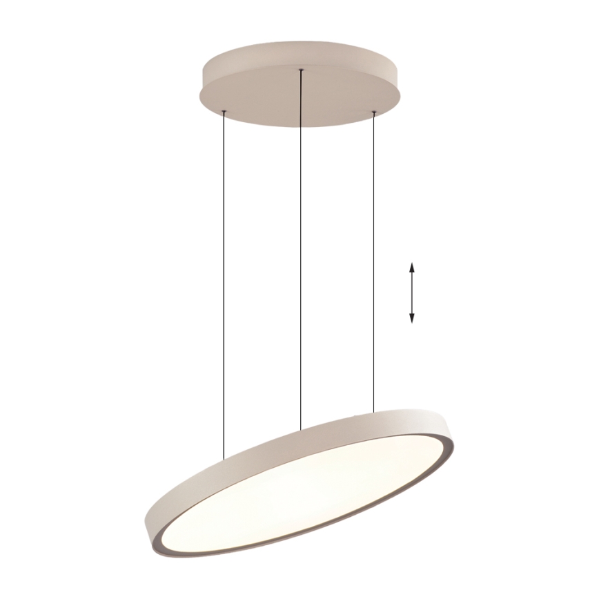 LED полилей на кабел DENVER LED/76W/230V бежов