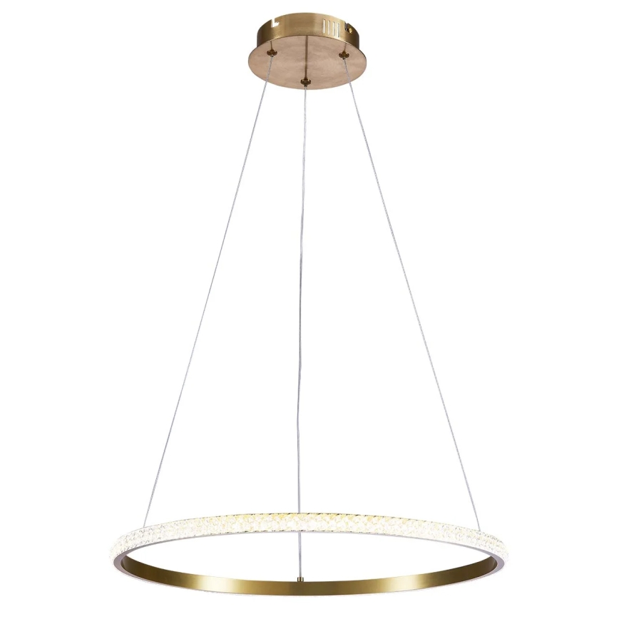 LED полилей на кабел DIANA LED/25W/230V 4000K Ø 50 см златист