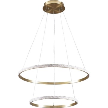 LED полилей на кабел DIANA LED/44W/230V 4000K диаметър 59 см златист