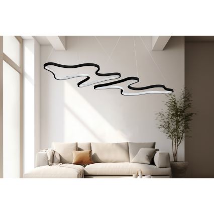 LED полилей на кабел DUPLE ARTISAN LED/80W/230V 4000K черен