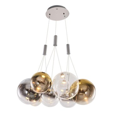 LED полилей на кабел ENNA 9xG9/5W/230V 3000K опушено/златисто