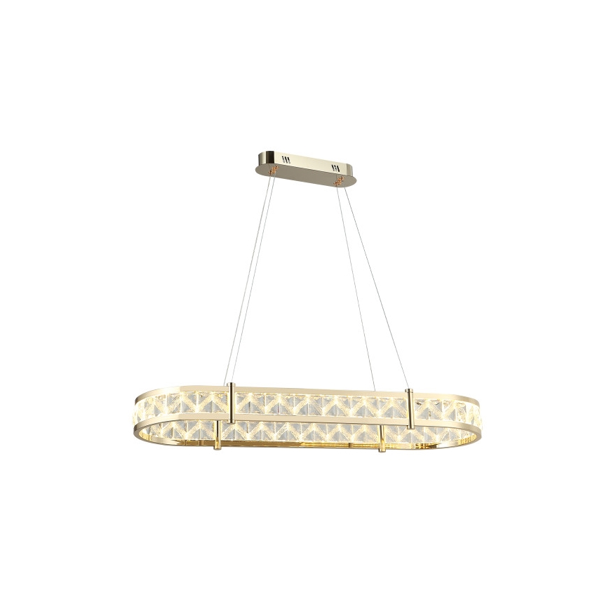 LED димируем кристален полилей на кабел ENRIQUE LED/50W//230V 3000-6000K + дистанционно управление