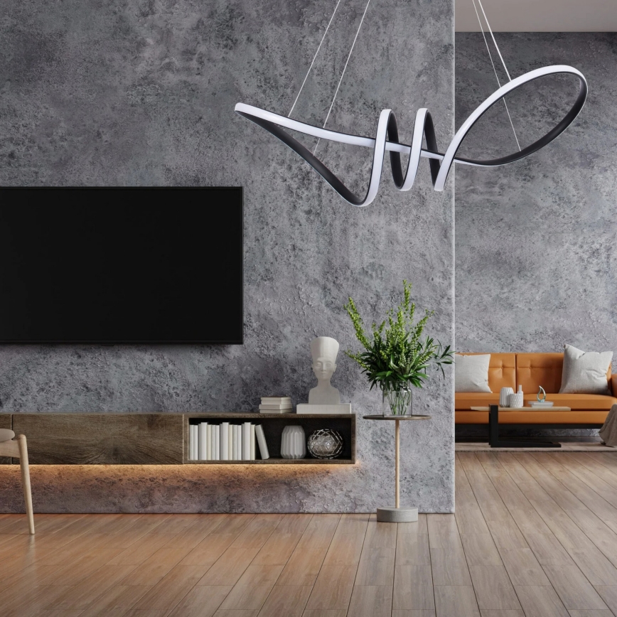 LED полилей на кабел FLAVIA LED/44W/230V черен