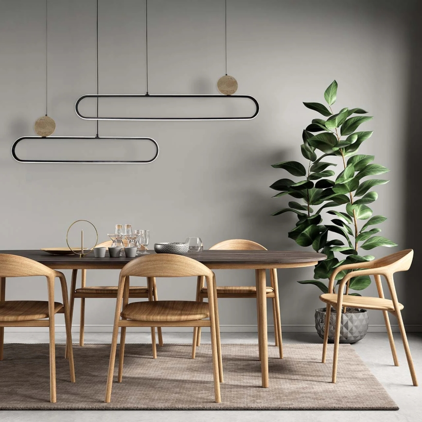 LED полилей на кабел FLORENTYNA LED/48W/230V 4000K черен/бежов