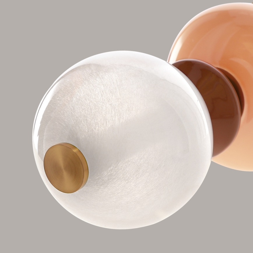 LED полилей на кабел FLORES LED/10W/230V златист/оранжев/кафяв