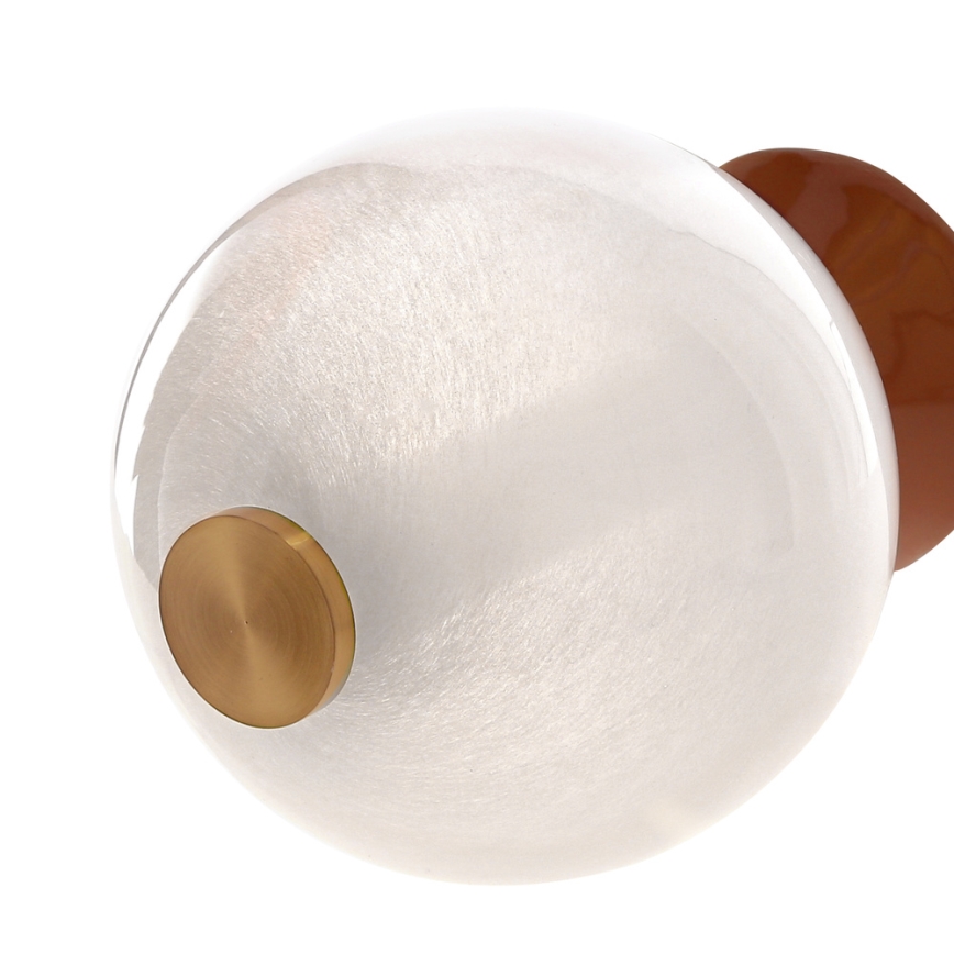 LED полилей на кабел FLORES LED/15W/230V златист/оранжев/кафяв