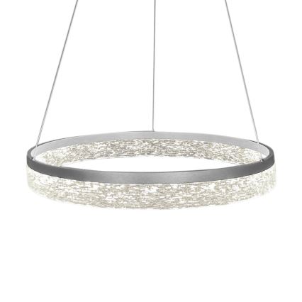 LED полилей на кабел GALA LED/25W/230V Ø 50 см, сребрист