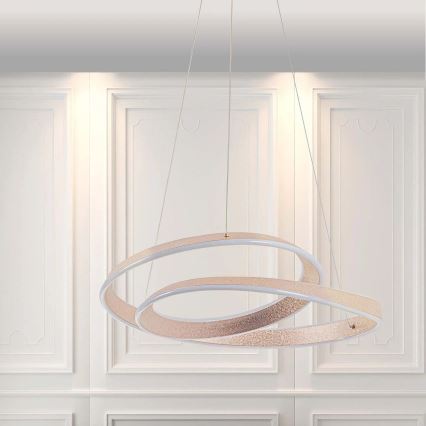 LED полилей на кабел GLOW LED/75W/230V 4000K pr. 60 cm златен