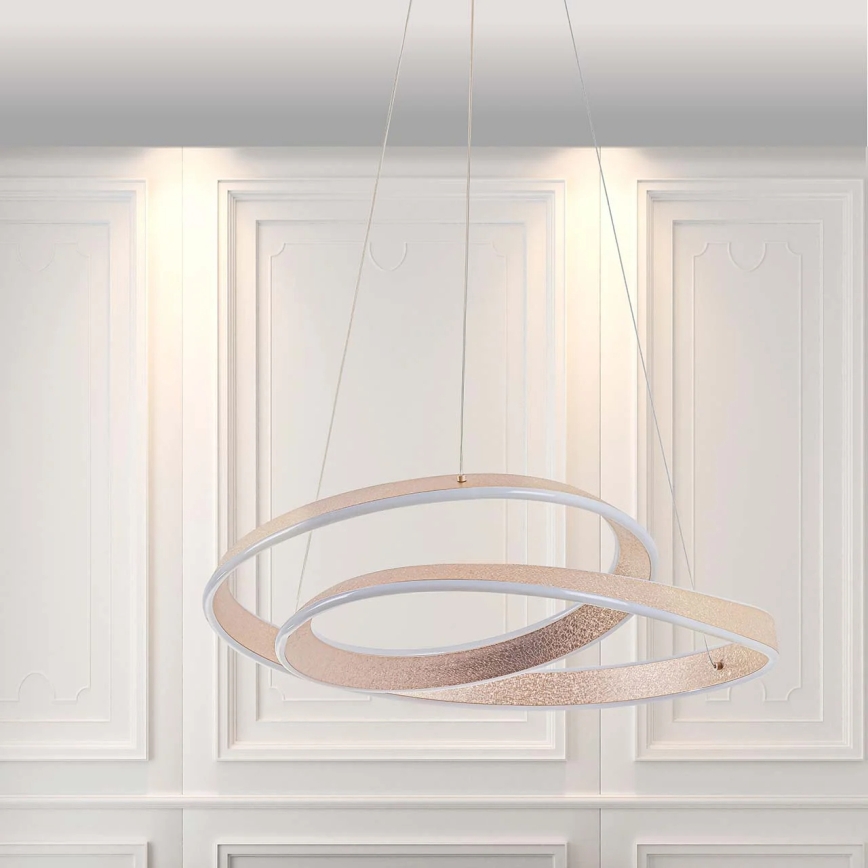 LED полилей на кабел GLOW LED/75W/230V 4000K pr. 60 cm златен